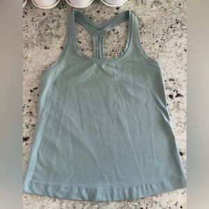 Lululemon‎ Cool Racerback Tank Nulu Teal Size 4